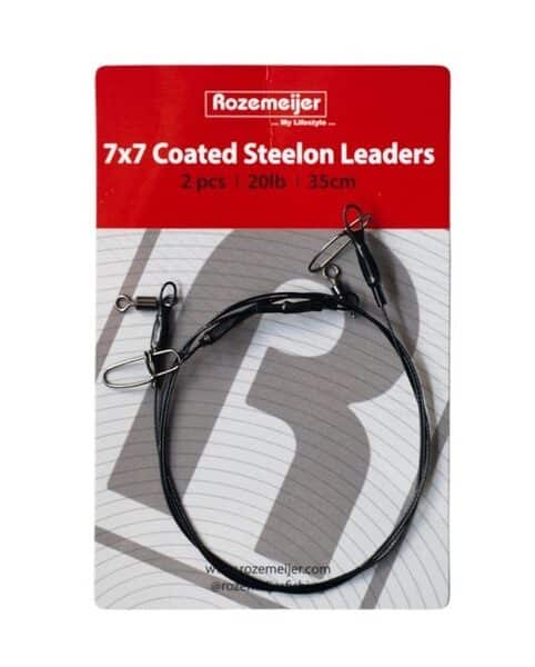 Rozemeijer 7×7 Coated Steelon Leaders 35cm (2 Stuks) - Afbeelding 2