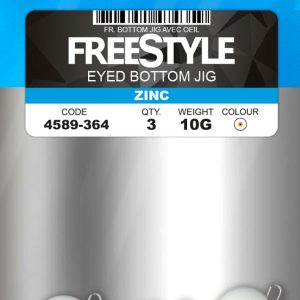 Spro Freestyle FS Eyed Bottom Jig Glow White Loodvrij