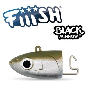 Fiiish Black Minnow Jig Heads Maat 4 (140mm) Div Gewichten