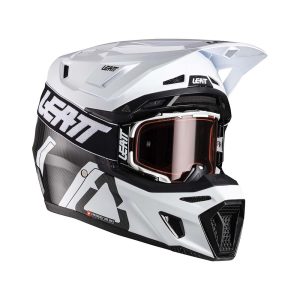 Leatt Helmet Kit Moto 9.5 #XL 61-62cm Carbon/White V26